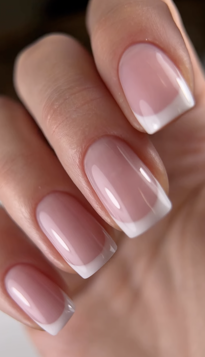 French Gel Manicure